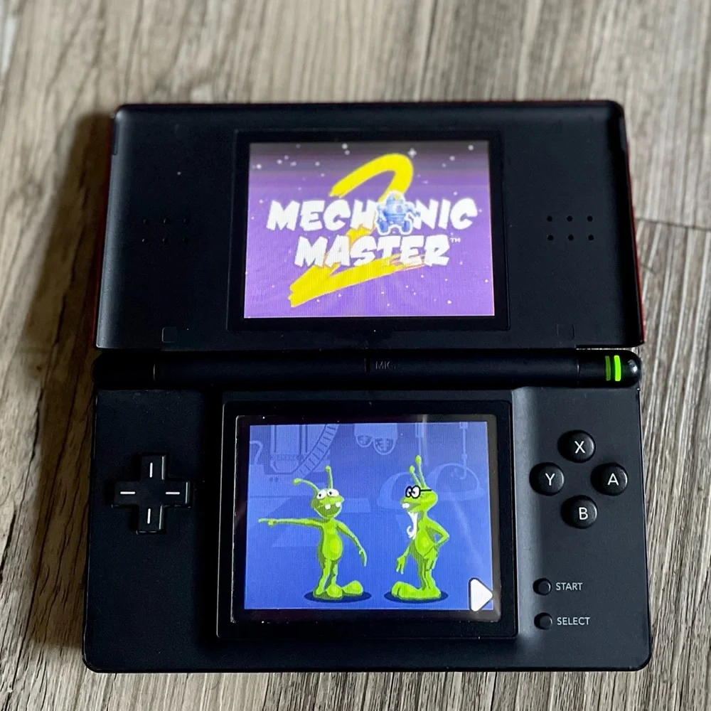 Nintendo DS Lite Mechanic Master 2 GameBuilding Engineer Problem Solve Math Fun